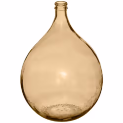 Vaso "dame jeanne" rosa blush h56cm - Atmosphera createur d'interieur. Colore : Fumé. Materiale principale : Verre. Lunghezza ...