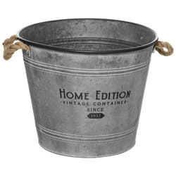 Atmosphera - Vaso in metallo grigio 37,5 cm créateur d'intérieur