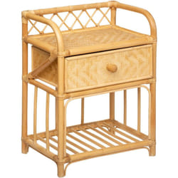 Atmosphera - Comodino aoni in rattan h60cm créateur d'intérieur