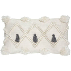 Les Tendances - Cuscino r.o.w. avorio 30x50cm - Atmosphera créateur d'intérieur