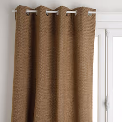 Tenda beige "wild" 140x260cm - Atmosphera createur d'interieur. Colore : Beige lin. Materiale principale : Polyester. Lunghez ...