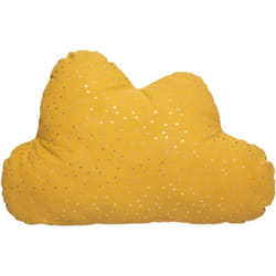 Les Tendances - Cuscino per bambini berlingot giallo senape nuvola 45x28cm - Atmosphera créateur d'intérieur