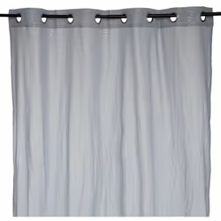 Tenda "oya" azzurro 140x250cm - Atmosphera createur d'interieur. Colore : Gris. Materiale principale : Coton. Lunghezza : 140 ...