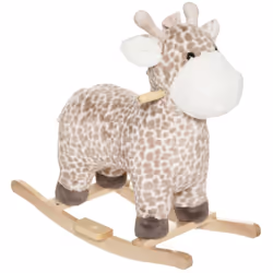 Cavallo a dondolo giraffa multicolore h55cm - Atmosphera createur d'interieur. Colore : Multicolore. Materiale principale : P ...