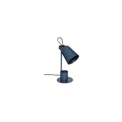 Lampada Da Studio Elio E14 D.20xh34cm Blu In Metal