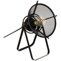 Les Tendances - Lampada rodo in metallo nero h31cm - Atmosphera créateur d'intérieur