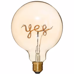 Sì" lampadina led ambra sì, d13cm e27 - Atmosphera createur d'interieur. Colore : Ambre. Materiale principale : Verre. Lunghe ...