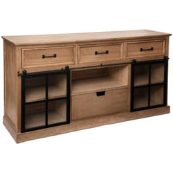 Credenza a 2 ante danik in legno naturale 160x85cm Atmosphera créateur d'intérieur