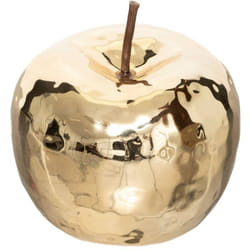 Atmosphera - Mela decorativa in ceramica, oro d12cm créateur d'intérieur