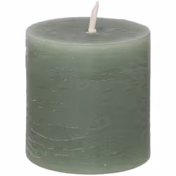 Set di 4 candele rustiche da 60 g di colore verde eucalipto - Atmosphera createur d'interieur. Colore : Vert. Materiale princ ...