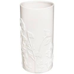 Atmosphera - Vaso in ceramica bianca mind h25cm créateur d'intérieur
