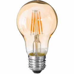 Lampadina led "standard" diritta ambra d6cm e27 - Atmosphera createur d'interieur. Colore : Ambre. Materiale principale : Ver ...