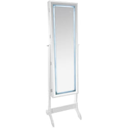 Atmosphera - Armadio per gioielli led Bettany bianco 47x155cm créateur d'intérieur