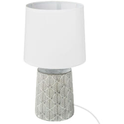 Atmosphera - Lampada Cyril in ceramica grigia H36cm créateur d'intérieur