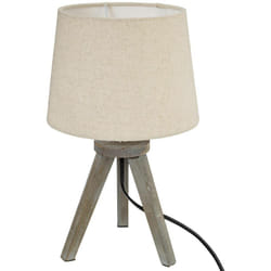 Atmosphera - Lampada treppiede mini beige H31cm créateur d'intérieur