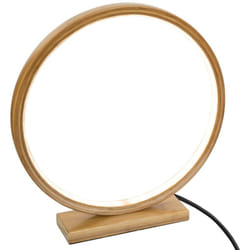 Atmosphera - Lampada led in bambù Stela H32cm créateur d'intérieur