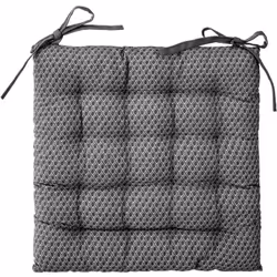 Coprisedia "otto" grigio 38x38cm - Atmosphera createur d'interieur. Colore : Gris. Materiale principale : Coton. Lunghezza :  ...