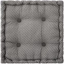 Cuscino da terra "otto" grigio 40x40cm - Atmosphera createur d'interieur. Colore : Gris. Materiale principale : Coton. Lunghe ...