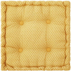 Atmosphera - Cuscino da terra otto giallo 40x40cm créateur d'intérieur