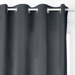 Atmosphera - Tenda oscurante in velluto grigio ardesia Dolce 140x260cm créateur d'intérieur