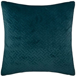Atmosphera - Cuscino Dolce in velluto blu 40x40cm créateur d'intérieur