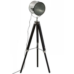 Atmosphera - Lampada da terra a treppiede Ebor nera H152cm créateur d'intérieur