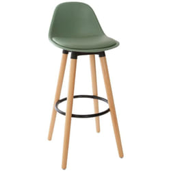 Atmosphera - Sedia da bar maxon verde kaki créateur d'intérieur