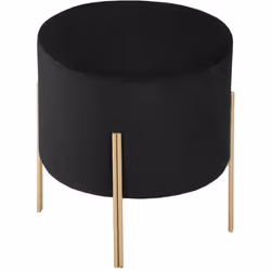 Dimensions : D. 34 x H. 40 cm Matière de la structure : MDF - Panneau de fibres de bois Matière du rembourrage : Mousse Polyu ...