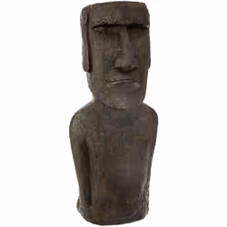 Statua in resina "isola di pasqua" h80cm - Atmosphera createur d'interieur. Colore : Marron. Materiale principale : Magnésie. ...