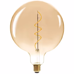 Lampadina led ambra a globo, d20cm e27 - Atmosphera createur d'interieur. Colore : Ambrée. Materiale principale : Cuivre. Lun ...