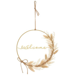 Atmosphera - Fiori secchi wonder da parete in metallo d24cm créateur d'intérieur