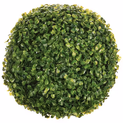 Palla di bosso artificiale verde d28cm - Atmosphera createur d'interieur. Colore : Vert. Materiale principale : Polyéthylène. ...