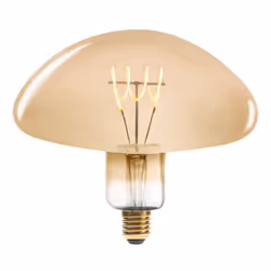 Lampadina led ambra "fungo" d16cm e27 - Atmosphera createur d'interieur. Colore : Ambré. Materiale principale : Laiton. Lungh ...