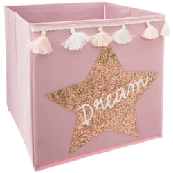 Atmosphera - Contenitore dream rosa chiaro 29x29 cm créateur d'intérieur