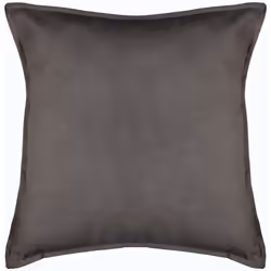 Cuscino "lilou" in cotone grigio ardesia 55x55cm - Atmosphera createur d'interieur. Colore : Gris foncé. Materiale principale ...