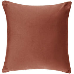 Atmosphera - Copricuscino in cotone rosa terracotta 38x38cm créateur d'intérieur