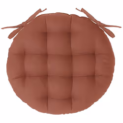 Coprisedia rotondo in terracotta rosa d38cm - Atmosphera createur d'interieur. Colore : Terracotta. Materiale principale : Co ...