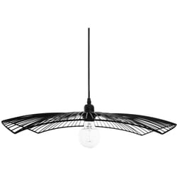 Atmosphera - Sospensione a filo Cuzco in metallo nero D58cm créateur d'intérieur