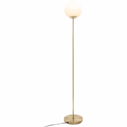Lampada da terra "dris" in metallo dorato h134cm - Atmosphera createur d'interieur. Colore : Doré. Materiale principale : Ver ...