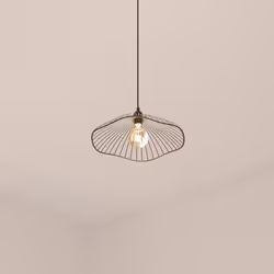Atmosphera Galt lampada a sospensione Supporto flessibile E27 - Vista aggiuntiva 5