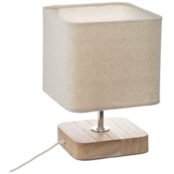 Atmosphera - Lampada toxey beige h21cm créateur d'intérieur