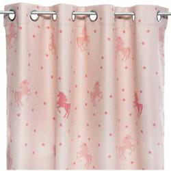 Atmosphera - Tenda oscurante unicorno rosa chiaro per bambini 140x250cm créateur d'intérieur