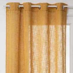 Atmosphera - Tenda a rete Alton giallo senape 140x240cm créateur d'intérieur
