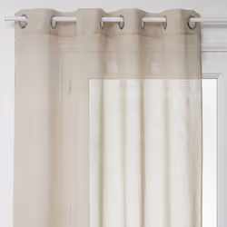 Sab" velato beige 140x240cm - Atmosphera createur d'interieur. Colore : Lin. Materiale principale : Polyester. Lunghezza : 14 ...