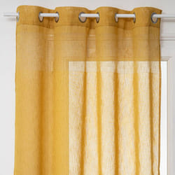 Atmosphera - Voile giallo senape 140x240cm créateur d'intérieur