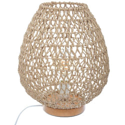 Atmosphera - Lampada etel beige h36cm créateur d'intérieur