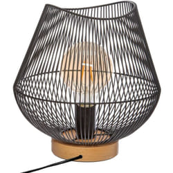 Atmosphera - Lampada a filo Jena in metallo nero H28cm créateur d'intérieur