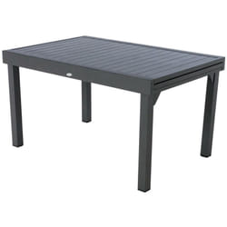 Hesperide - Tavolo da giardino allungabile a 10 posti Piazza graphite in alluminio epossidico - Hespéride