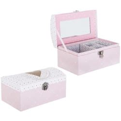 Atmosphera - Scatola per bambini Demoiselle rosa 20x12cm créateur d'intérieur