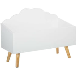 Atmosphera - Cassapanca per bambini Douceur nuvola bianca 58x28cm créateur d'intérieur